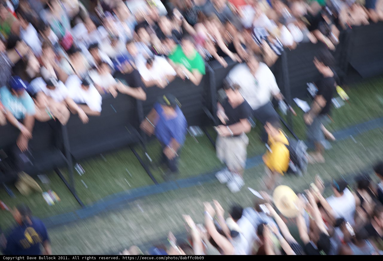 Coachella 2011 Audience in Motion