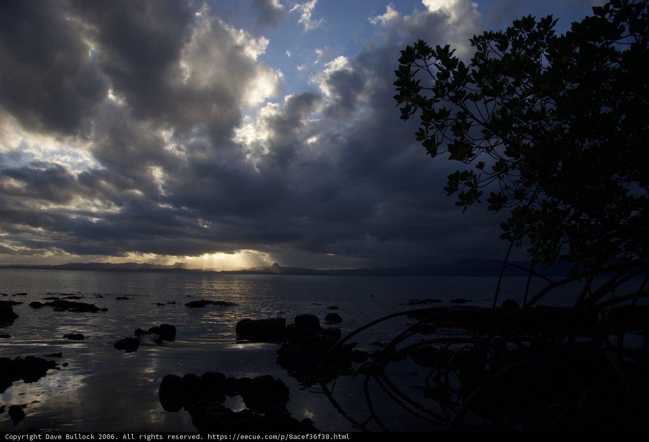 Heavenly Rays above the Ocean
