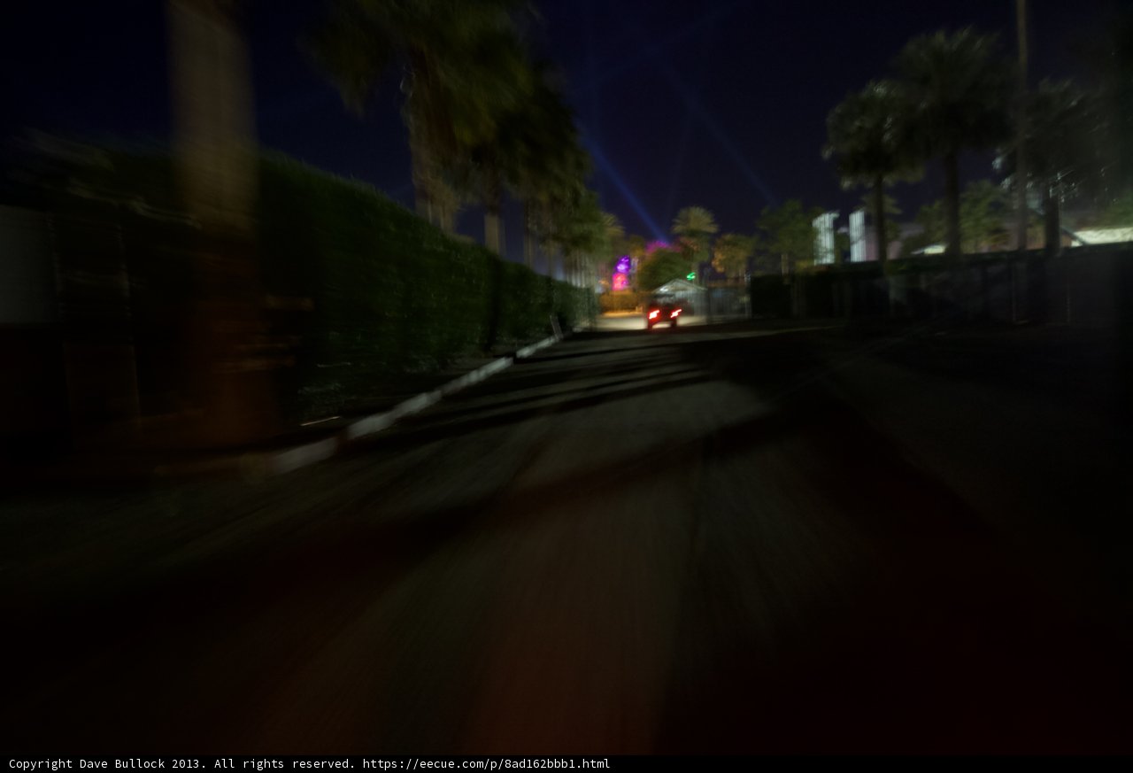 Urban Freeway Lit Up at Night
