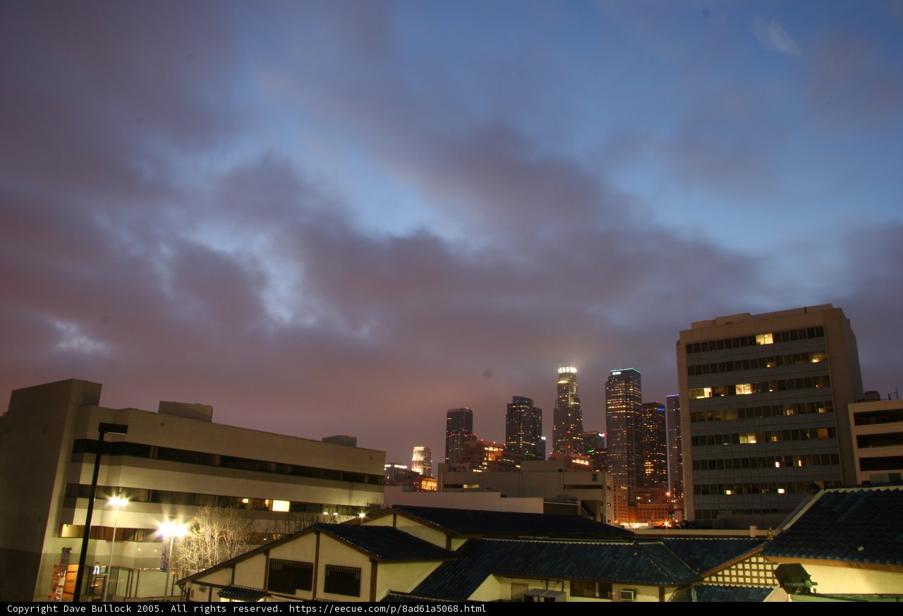 Metropolis Glowing at Dusk