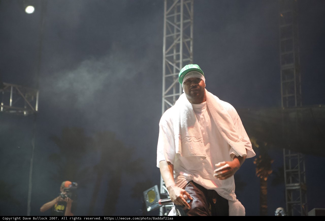 Ghostface Killah Takes the Stage at Coachella 2007
