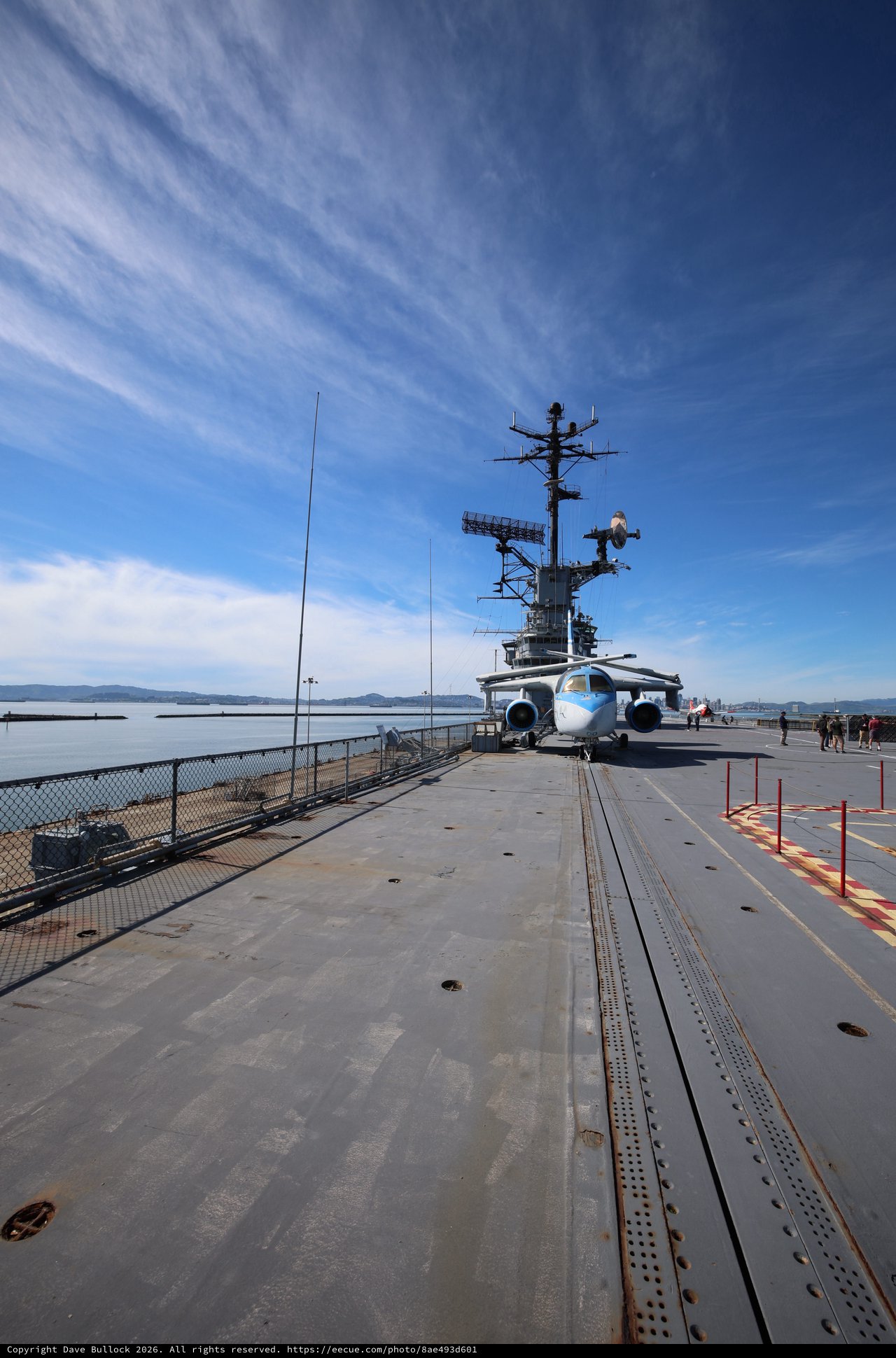 Flight Deck of USS Hornet Aircraft Carrier Museum