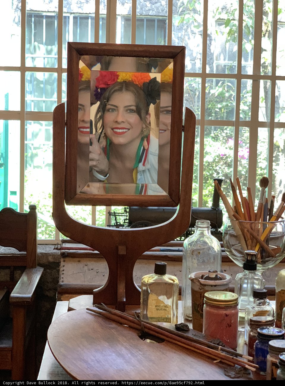 Reflections of a Flower Crowned Woman