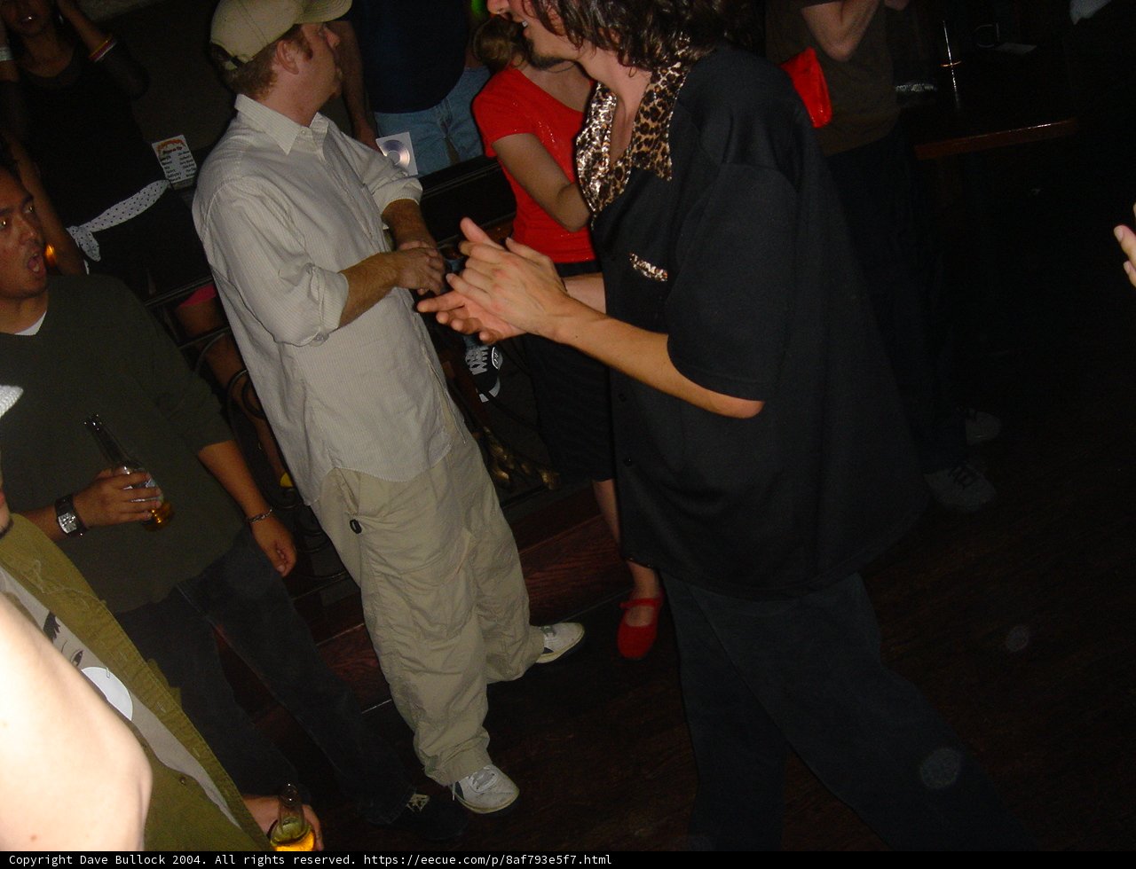 Man in Black Shirt at Night Club