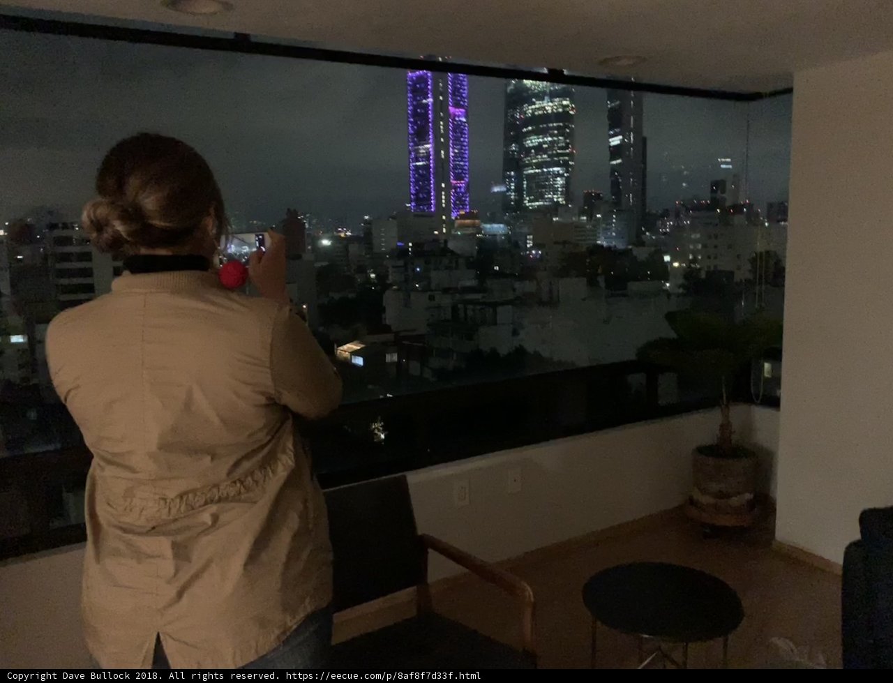 Nighttime Cityscape Captured by a Woman