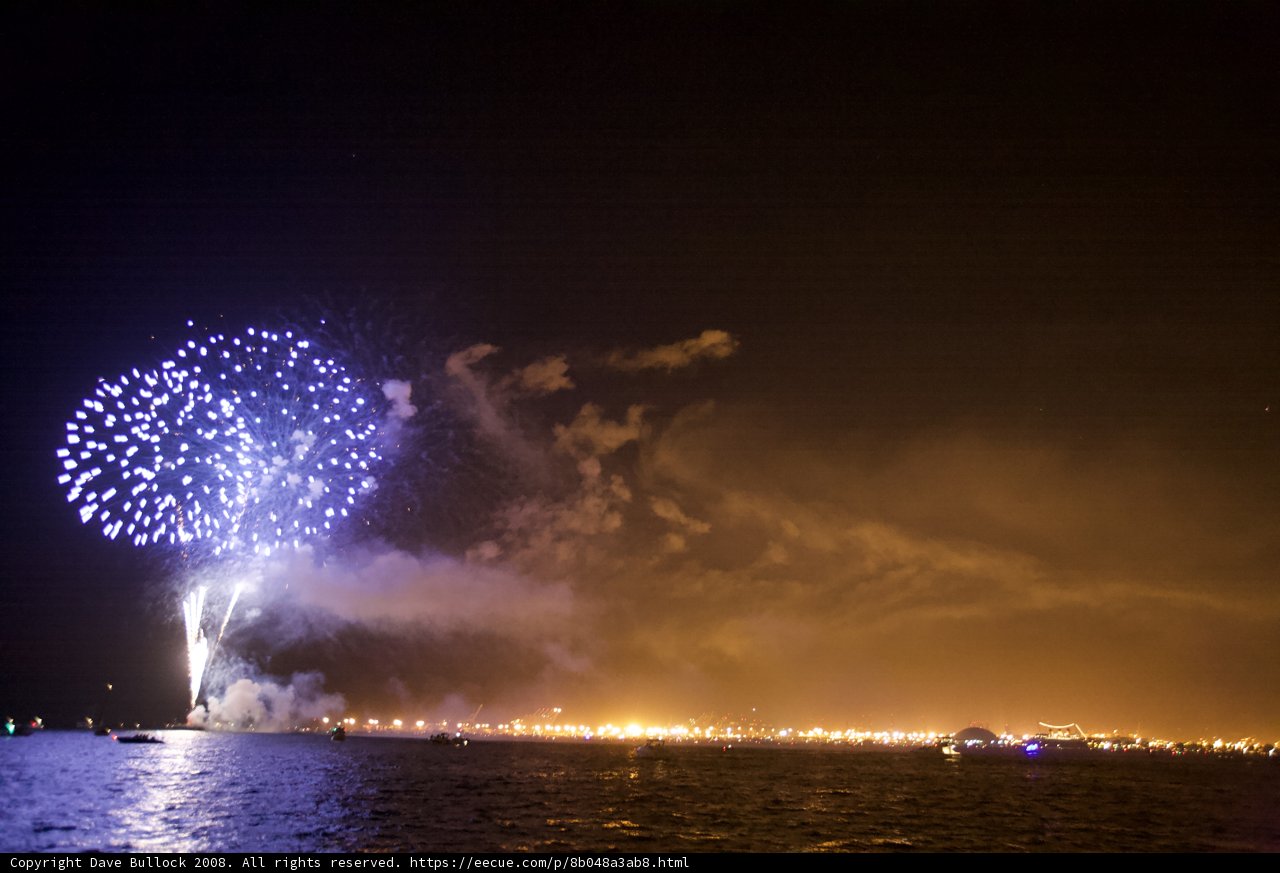 Fireworks Spectacular Reflections