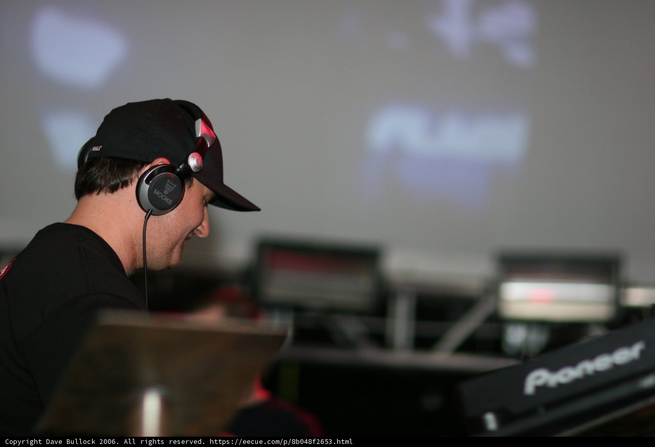 Party DJ in a Cap