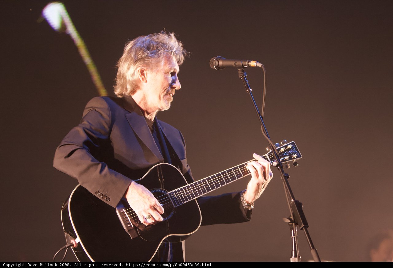 Roger Waters Rocks the 2008 Coachella Stage with His Acoustic Guitar