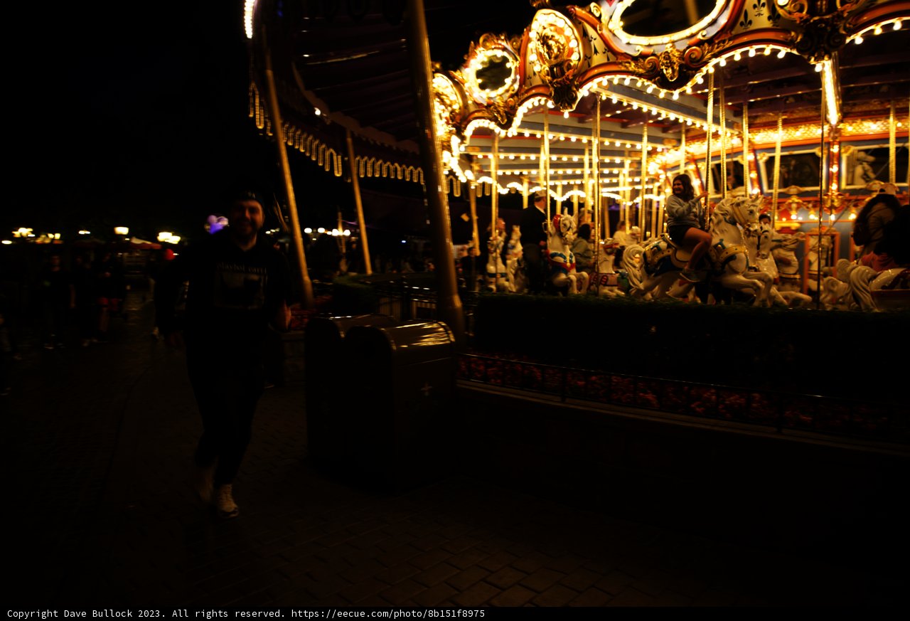 Whimsical Nighttime Stroll at Disneyland
