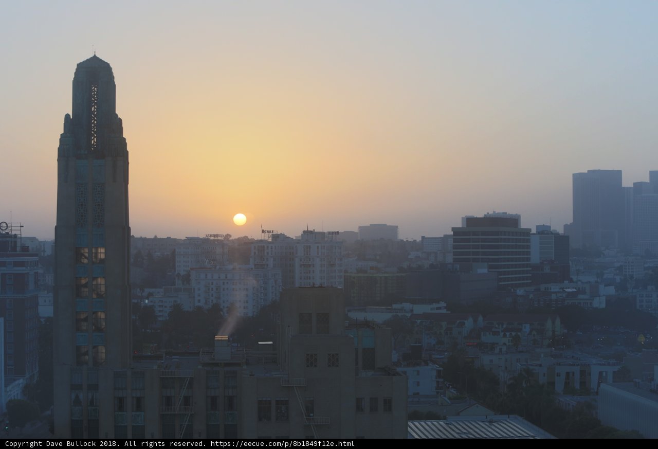 City Skyline Sunset