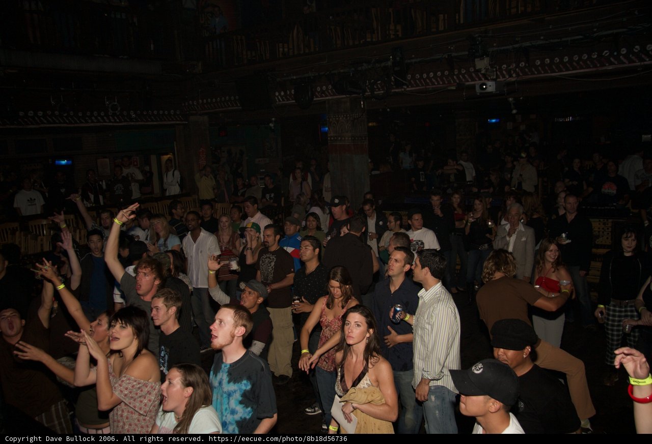 Nightclub Crowd Goes Wild