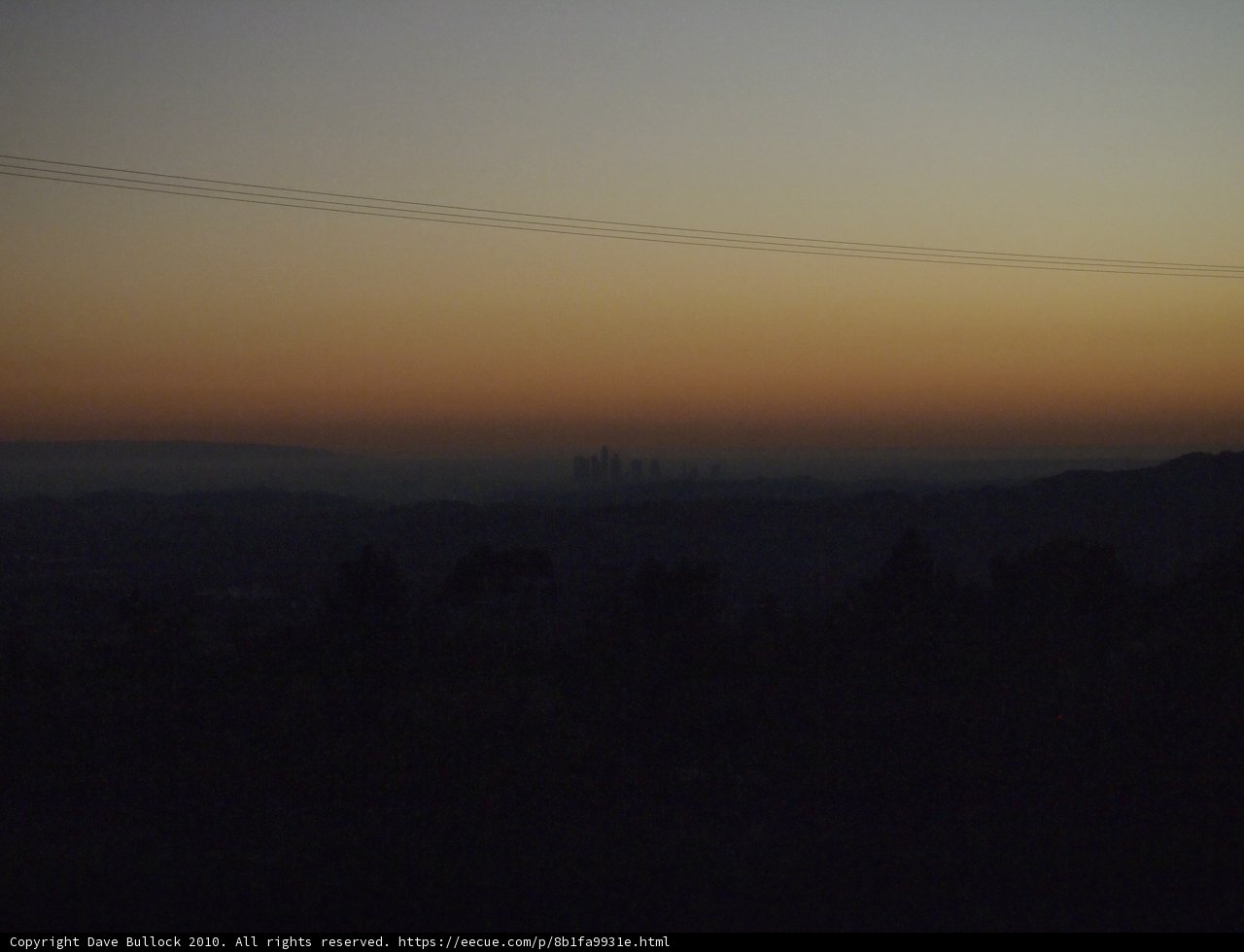 Sunset over the Cityscape