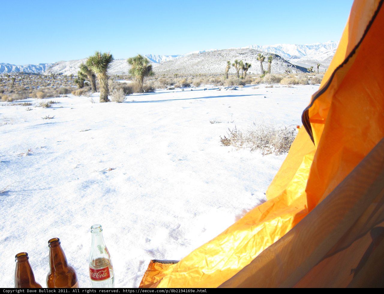 Tent and Beers with a View