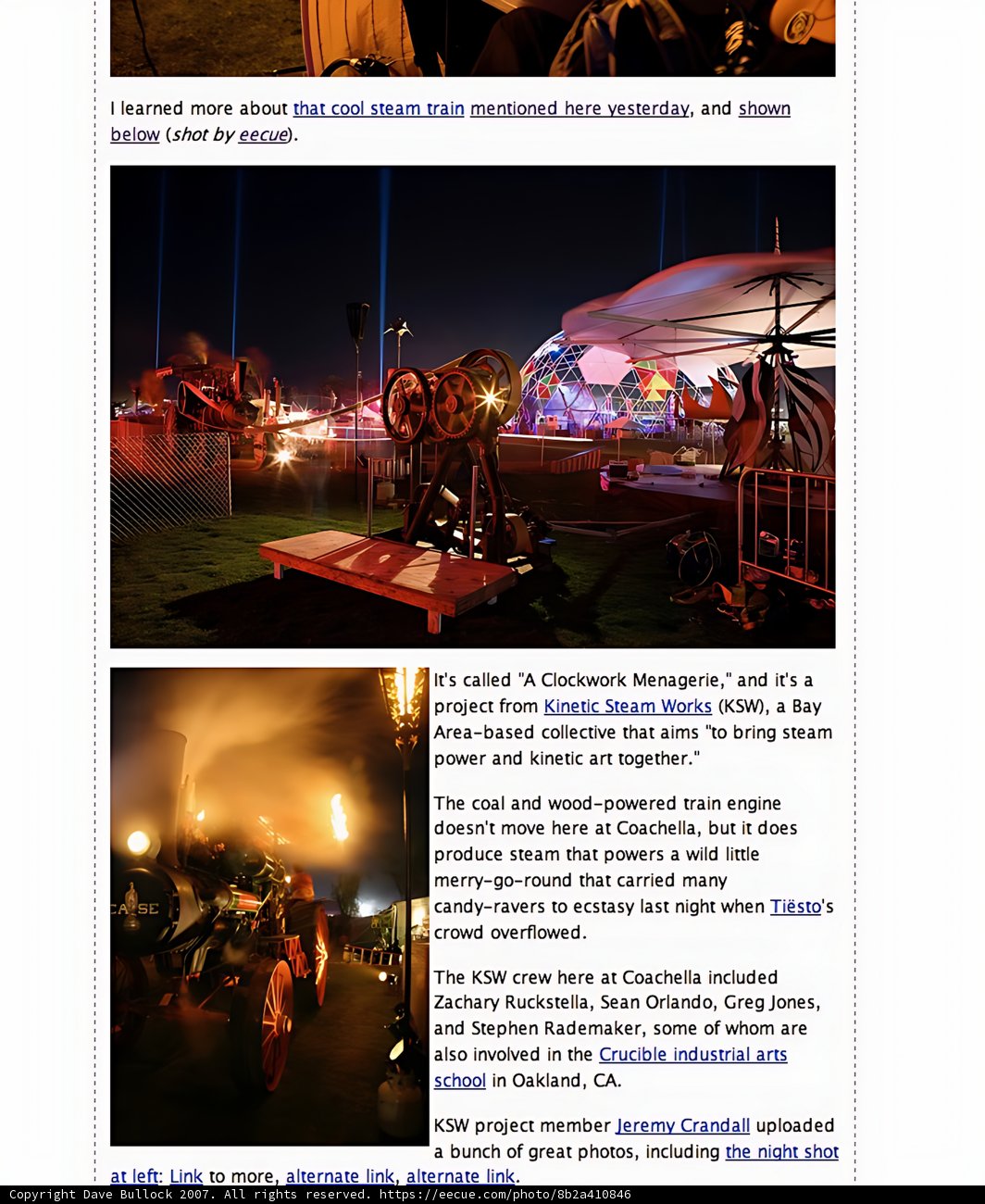 Event Website Advertisement