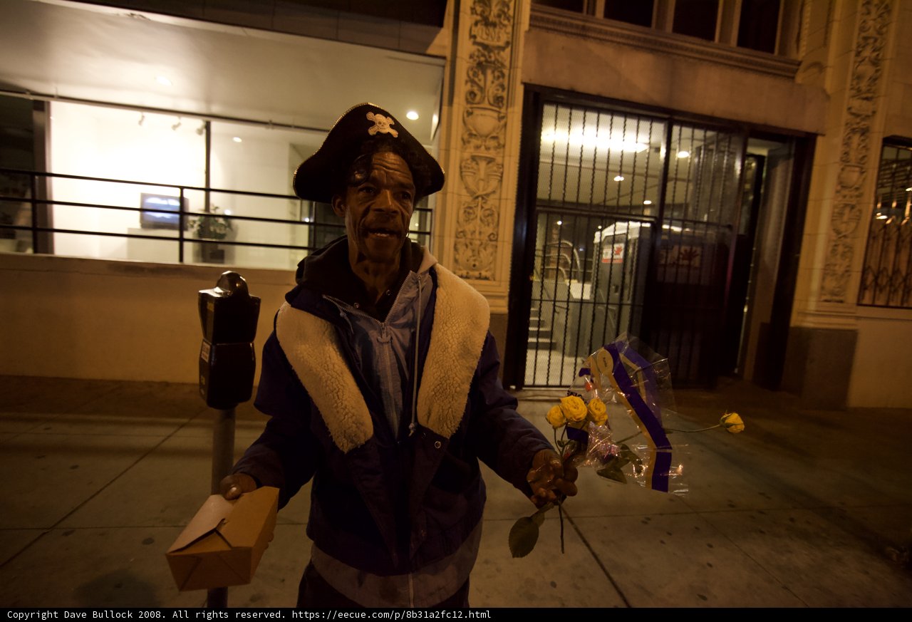 Man with a Flower Bouquet