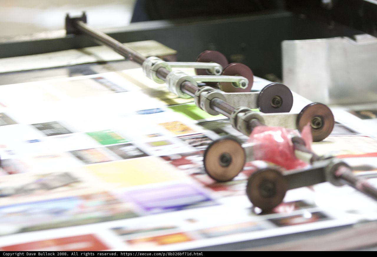 Printing Machine in Action