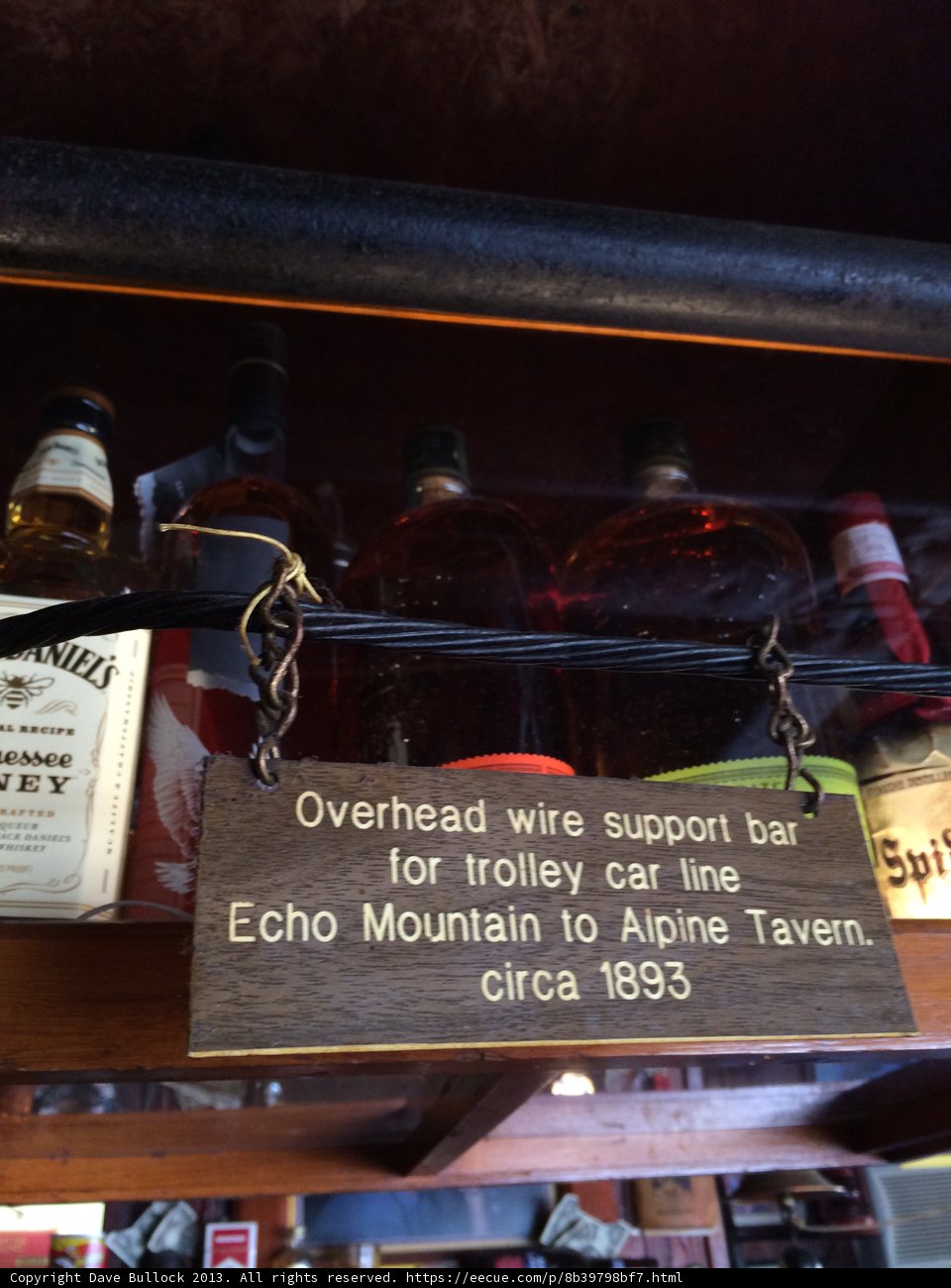 Alpine Tavern's Liquor Collection
