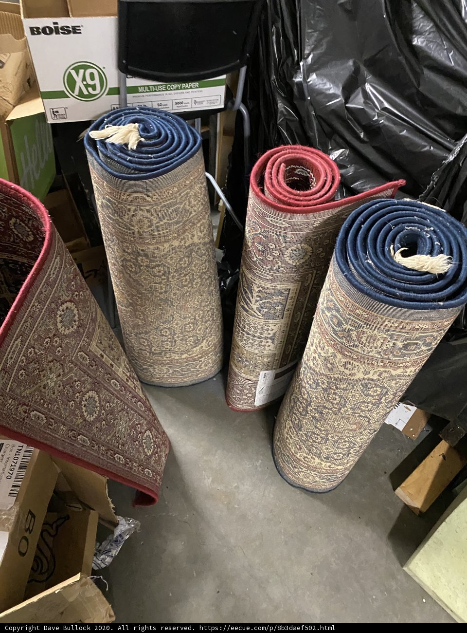 Carpet Roll Heap
