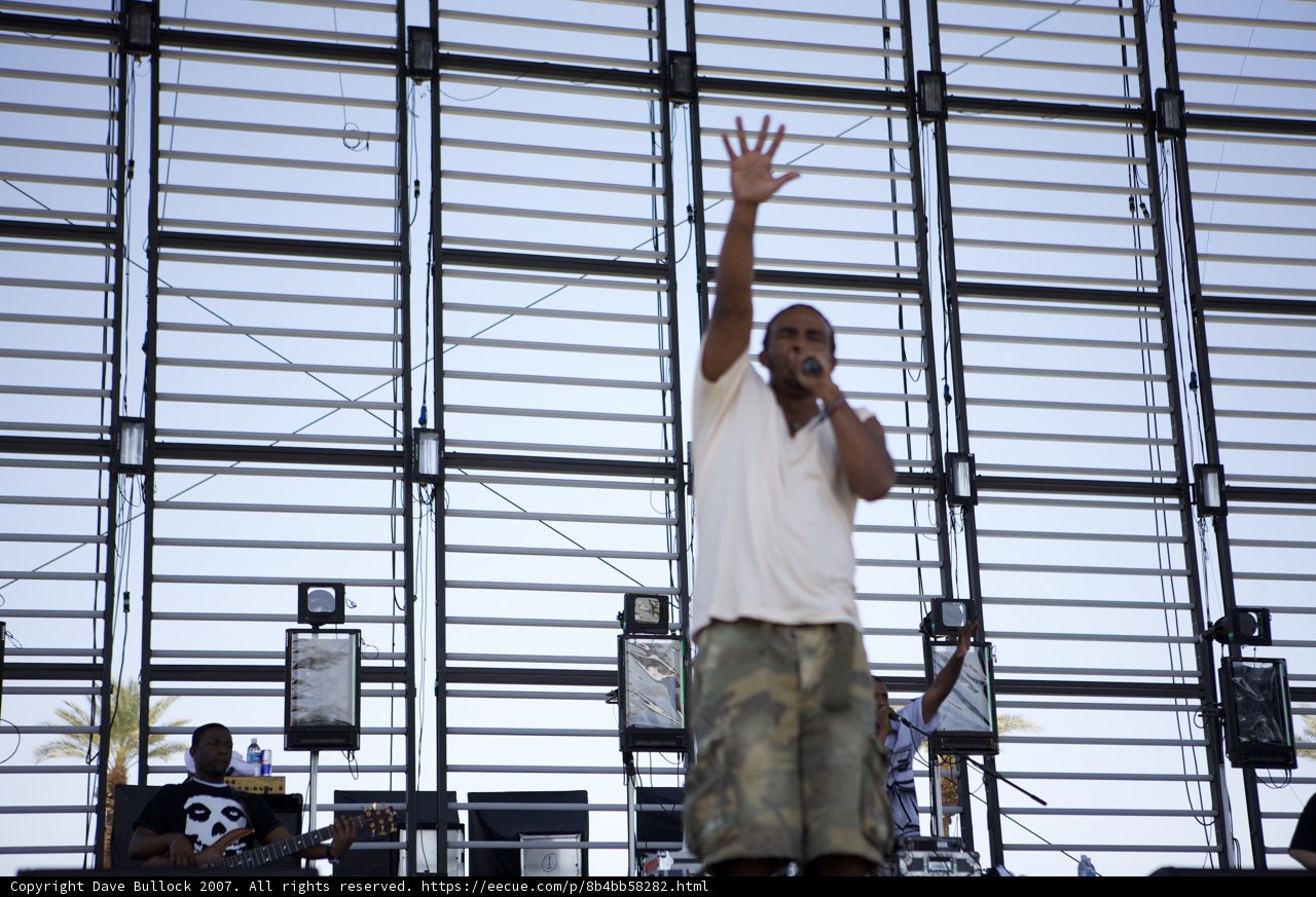 Energetic Performance by Rockstar on Coachella Stage