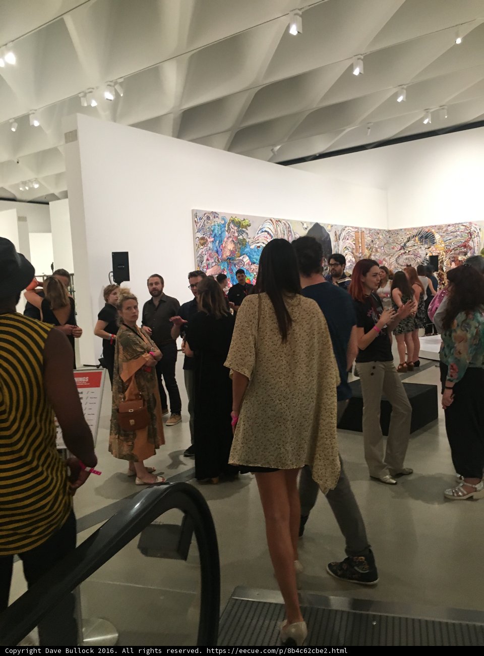 A Crowd in Awe of Art