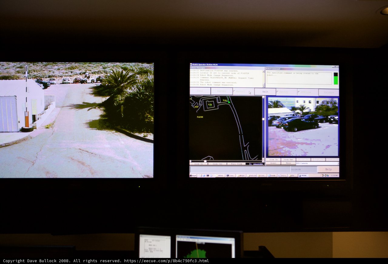 Dual Monitors Displaying Road Trip