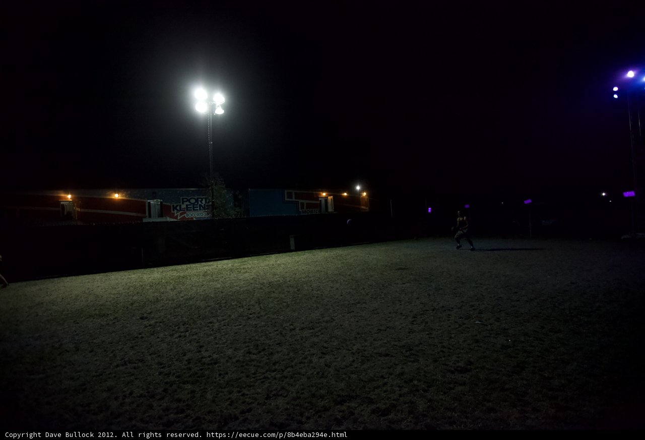 Nighttime Soccer Field Illumination