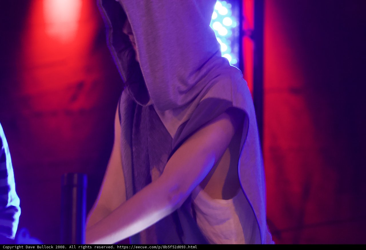 DJ Hoodie in the Purple Nightclub