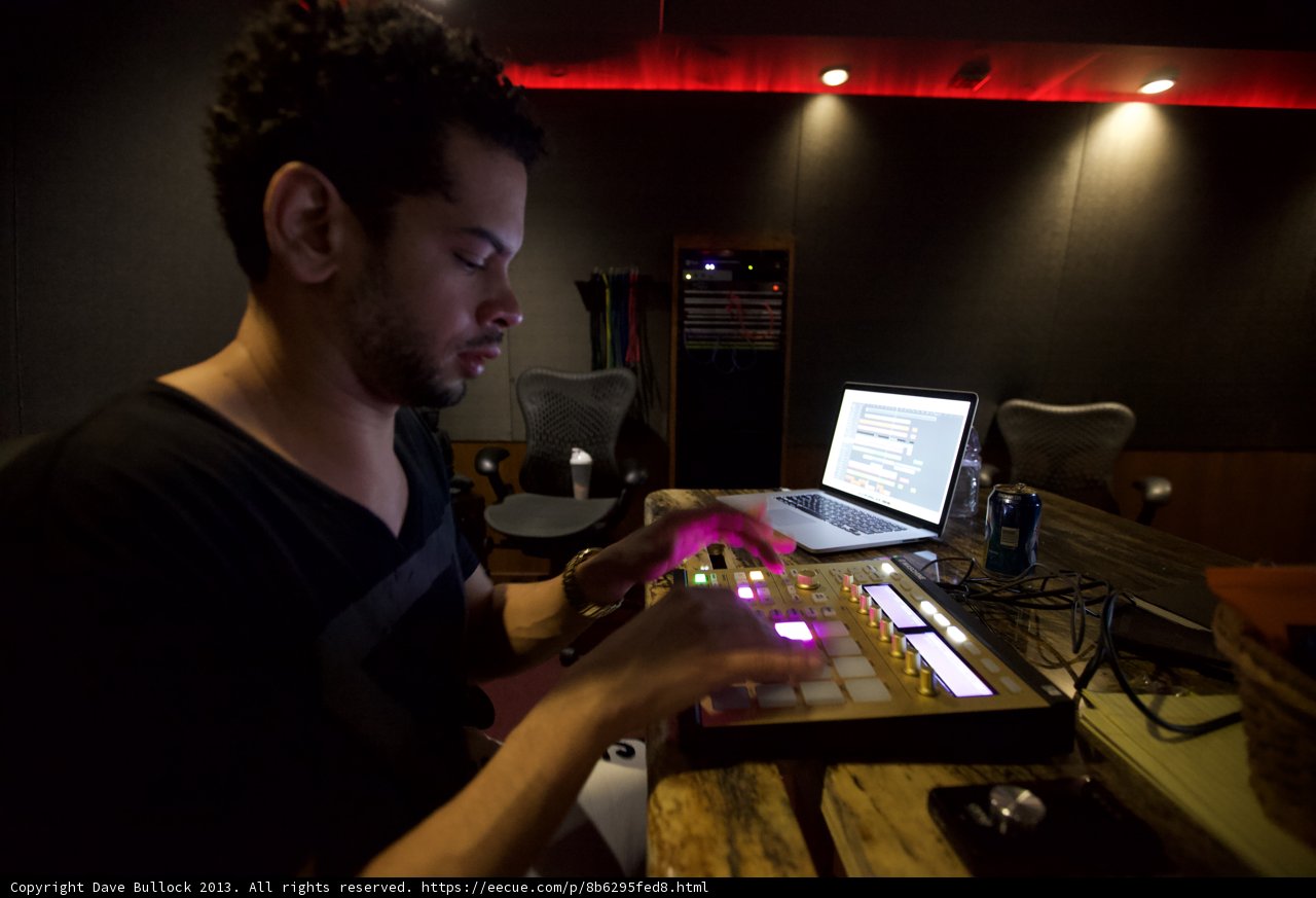 Keyboard Session in the Studio