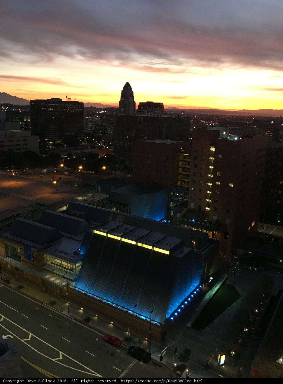 Urban Sunset at The Broad