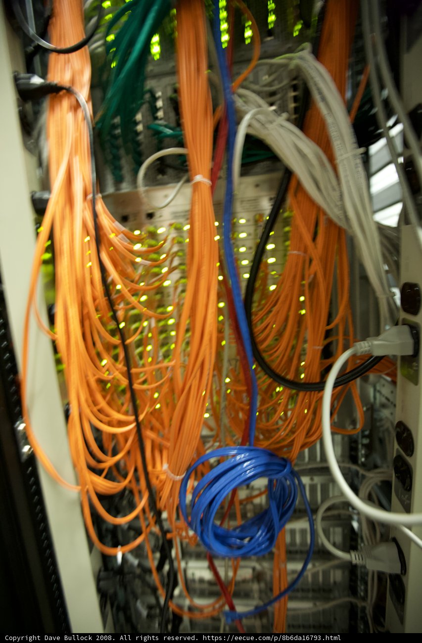 Wires and Servers Galore