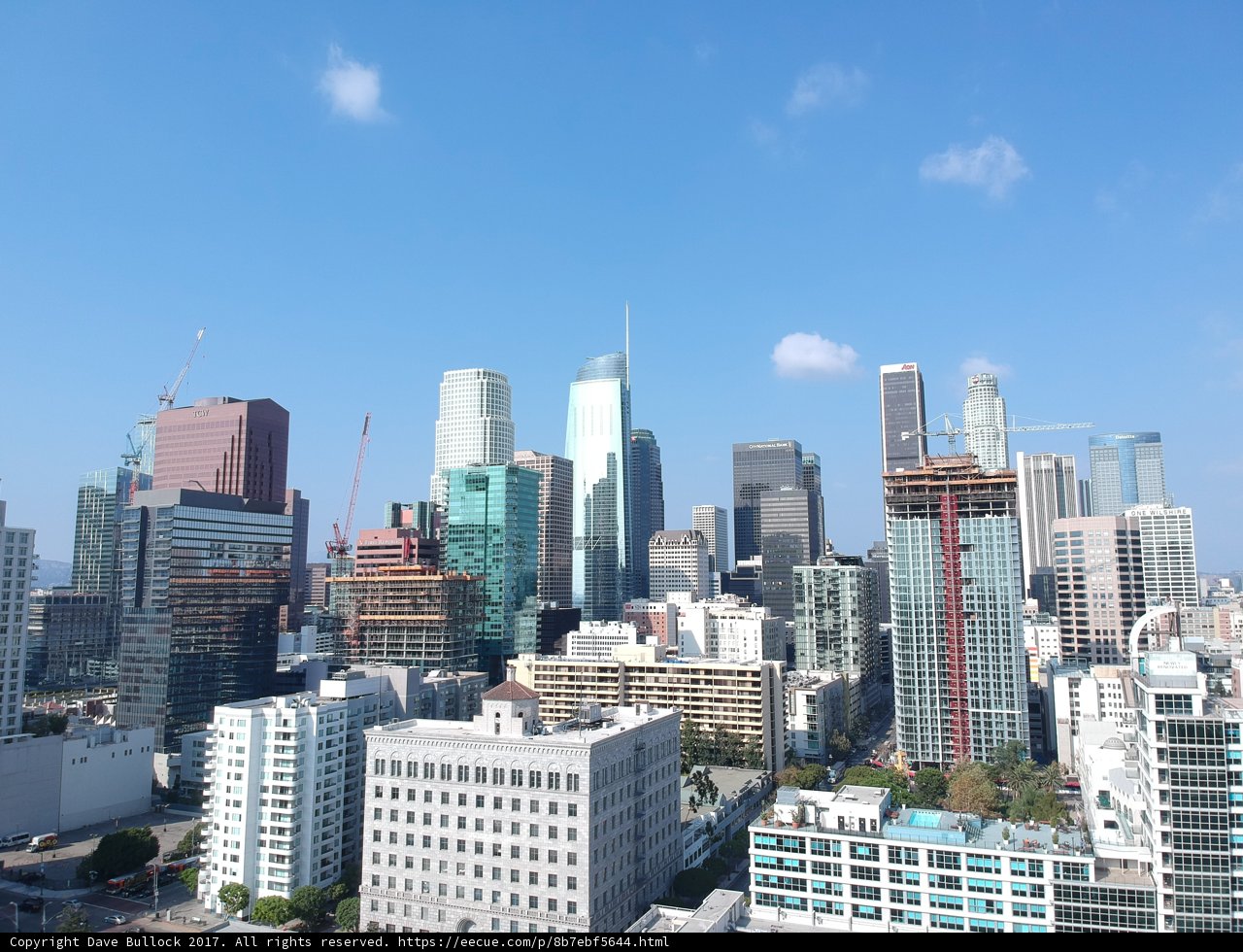 Los Angeles Skyline from Above