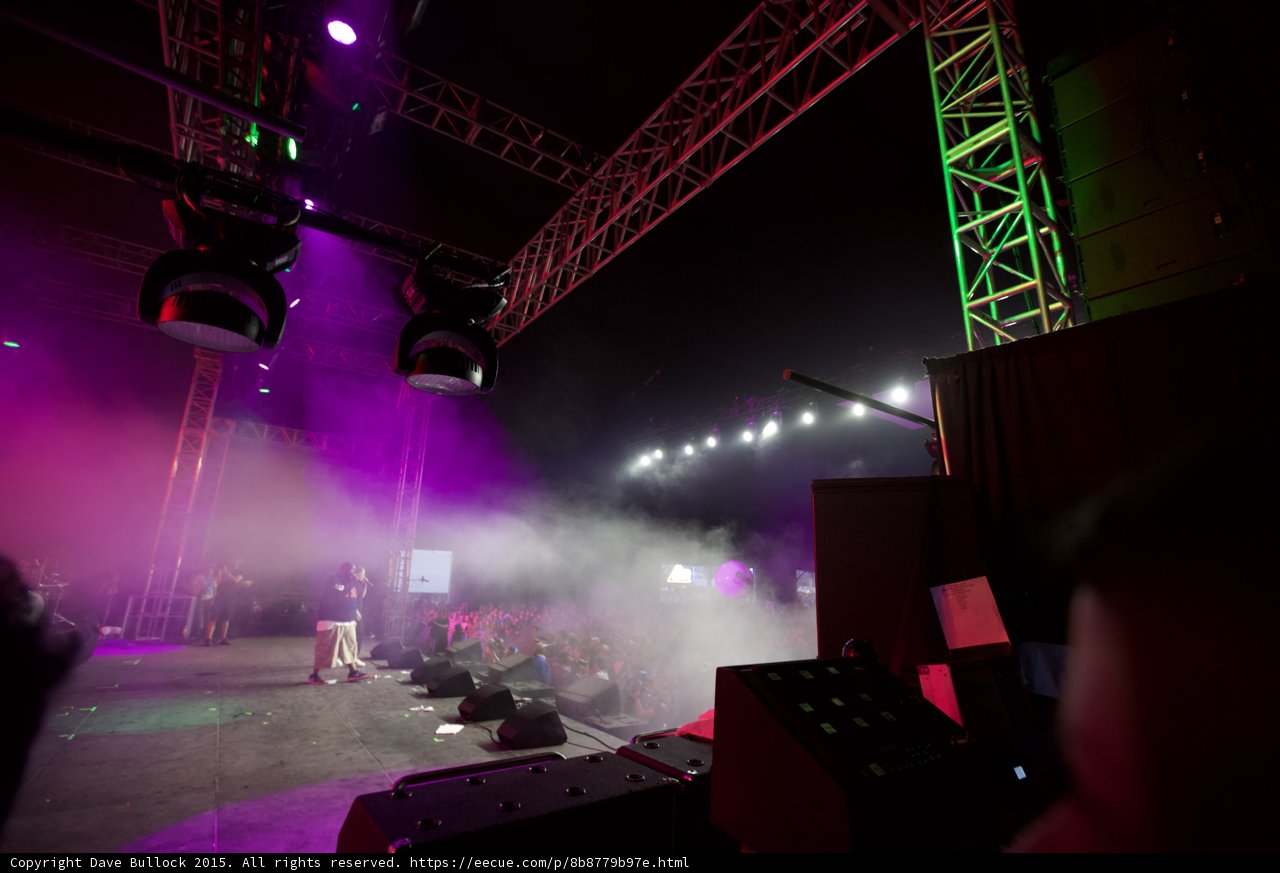 Side Stage View Purple