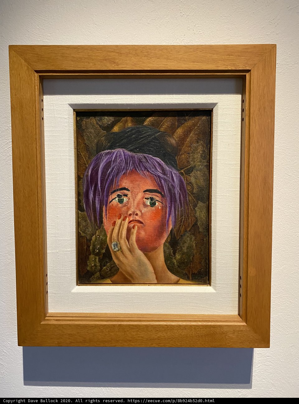 The Woman with a Purple Hat