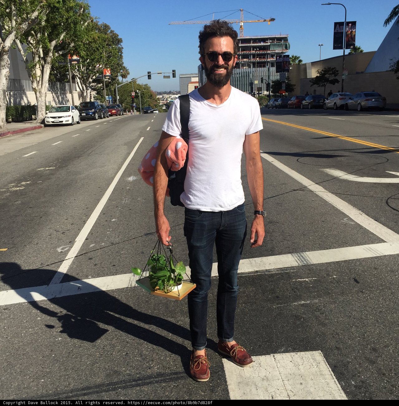 Man in Crosswalk