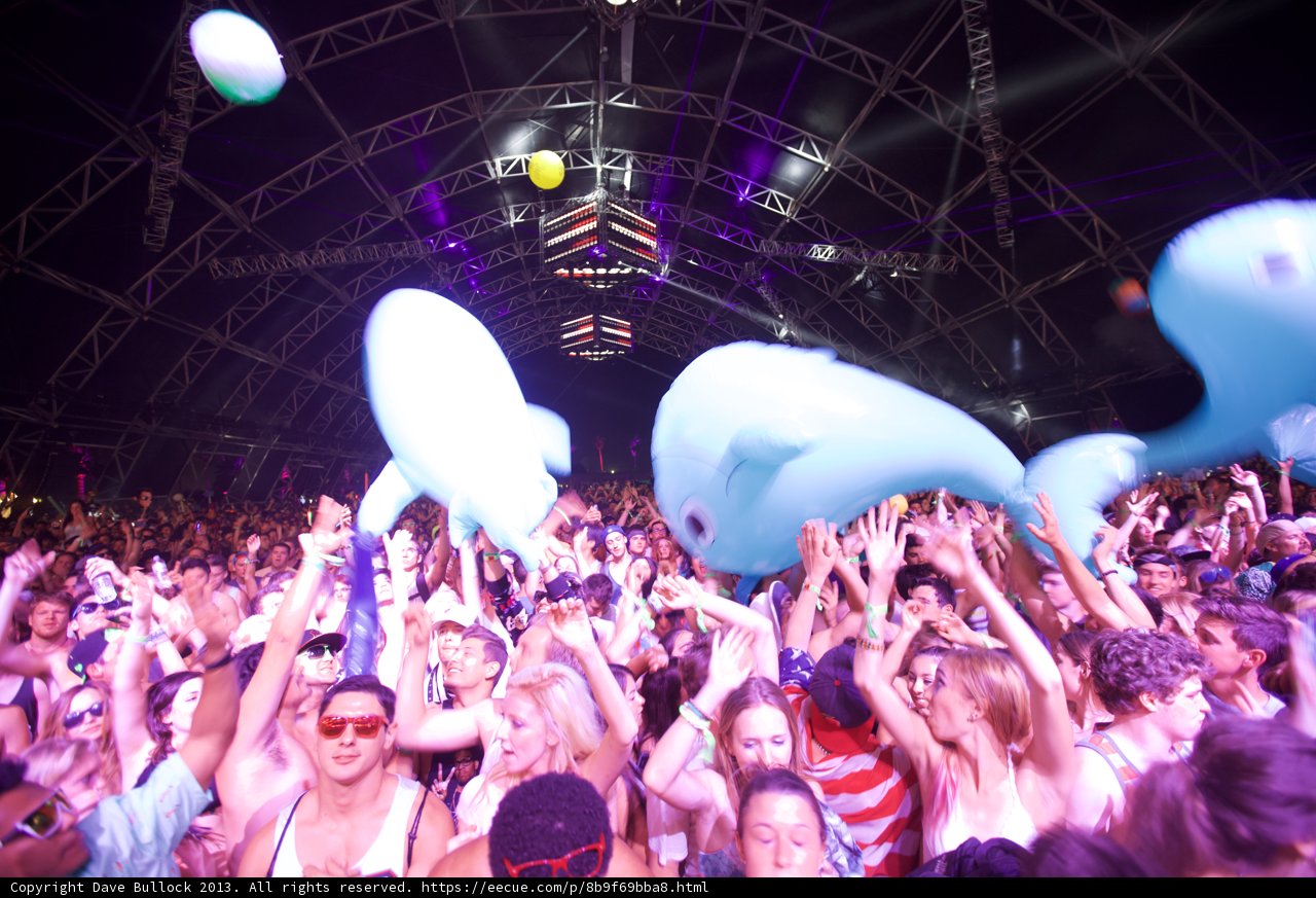 Balloons and Beats at Coachella Music Festival