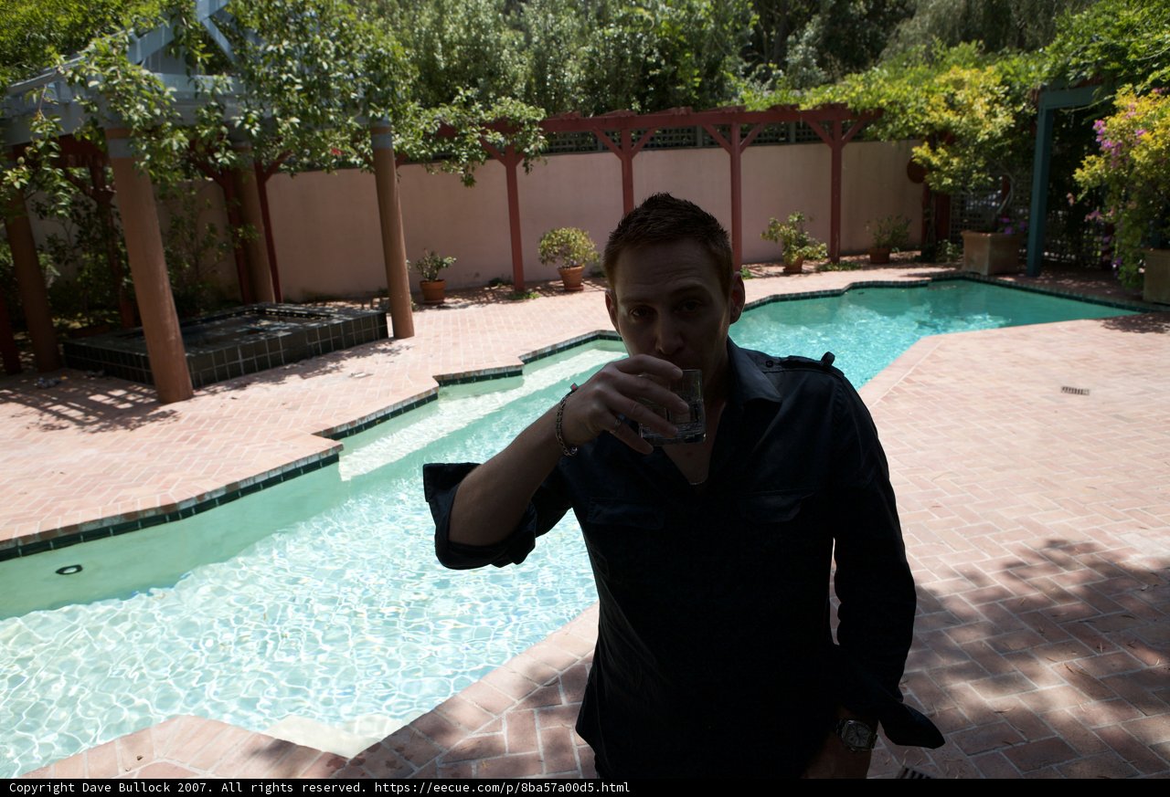 Relaxing by the Pool