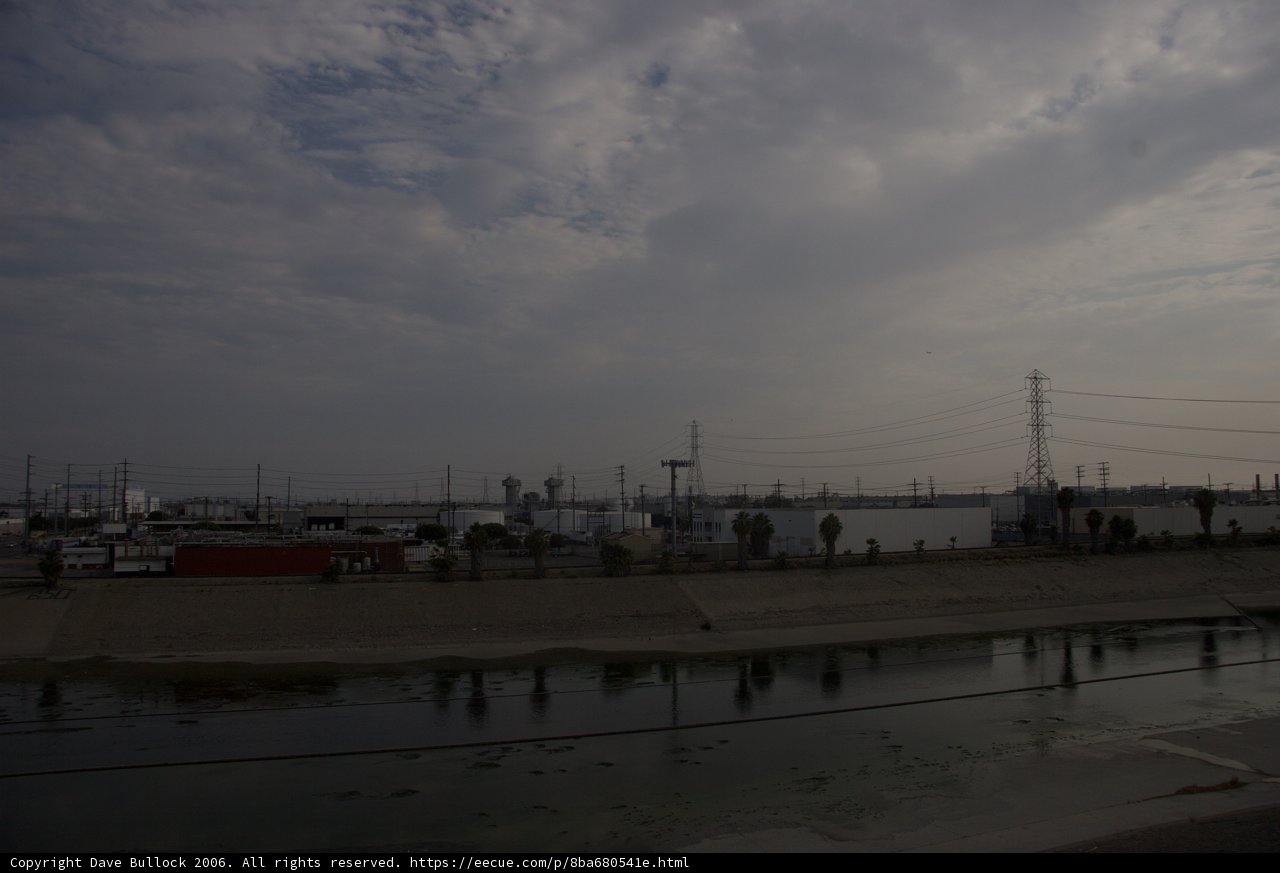 Overhead View of Water and Power Lines