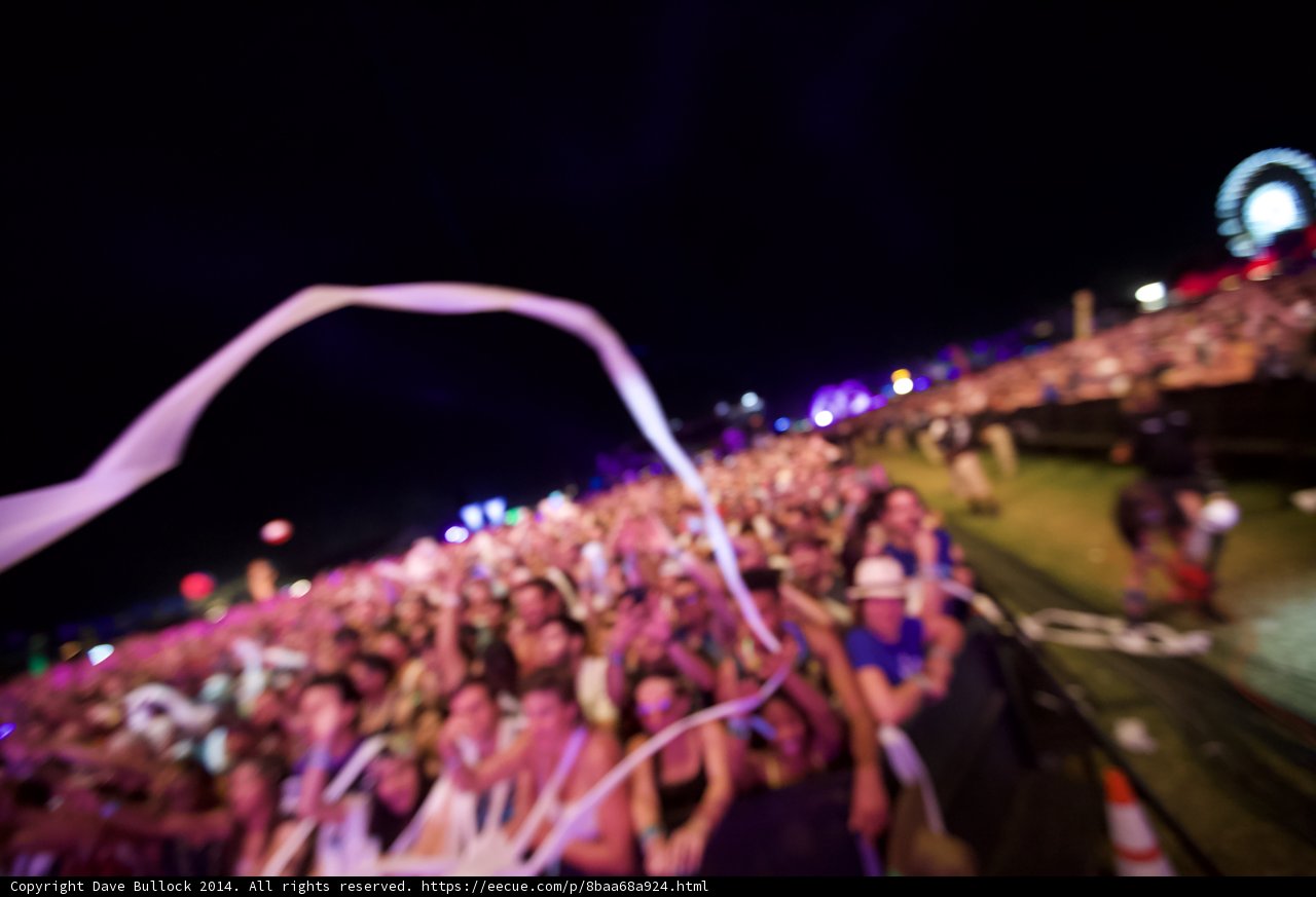 Blurry Night at Coachella