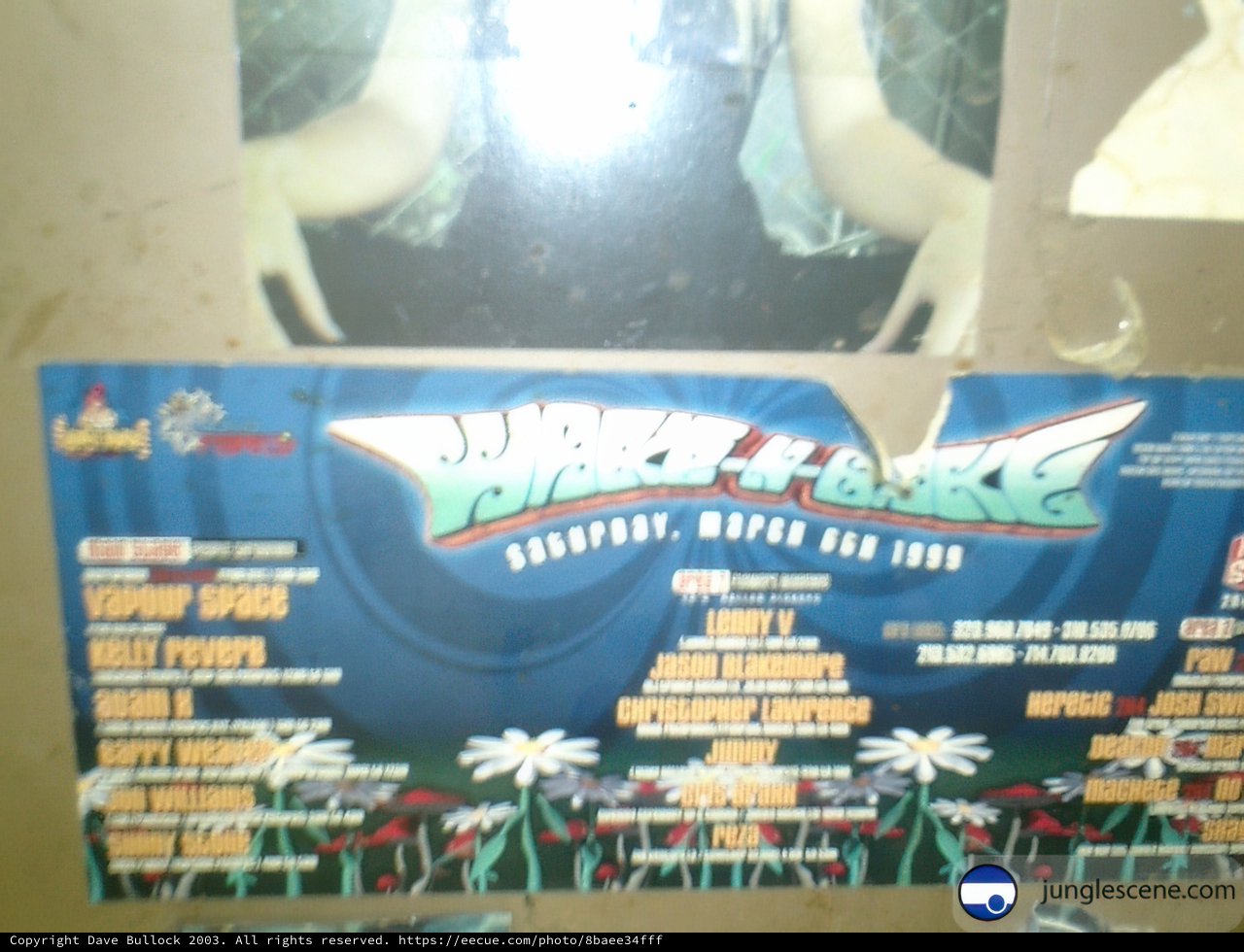 Concert Poster Displayed on Wall
