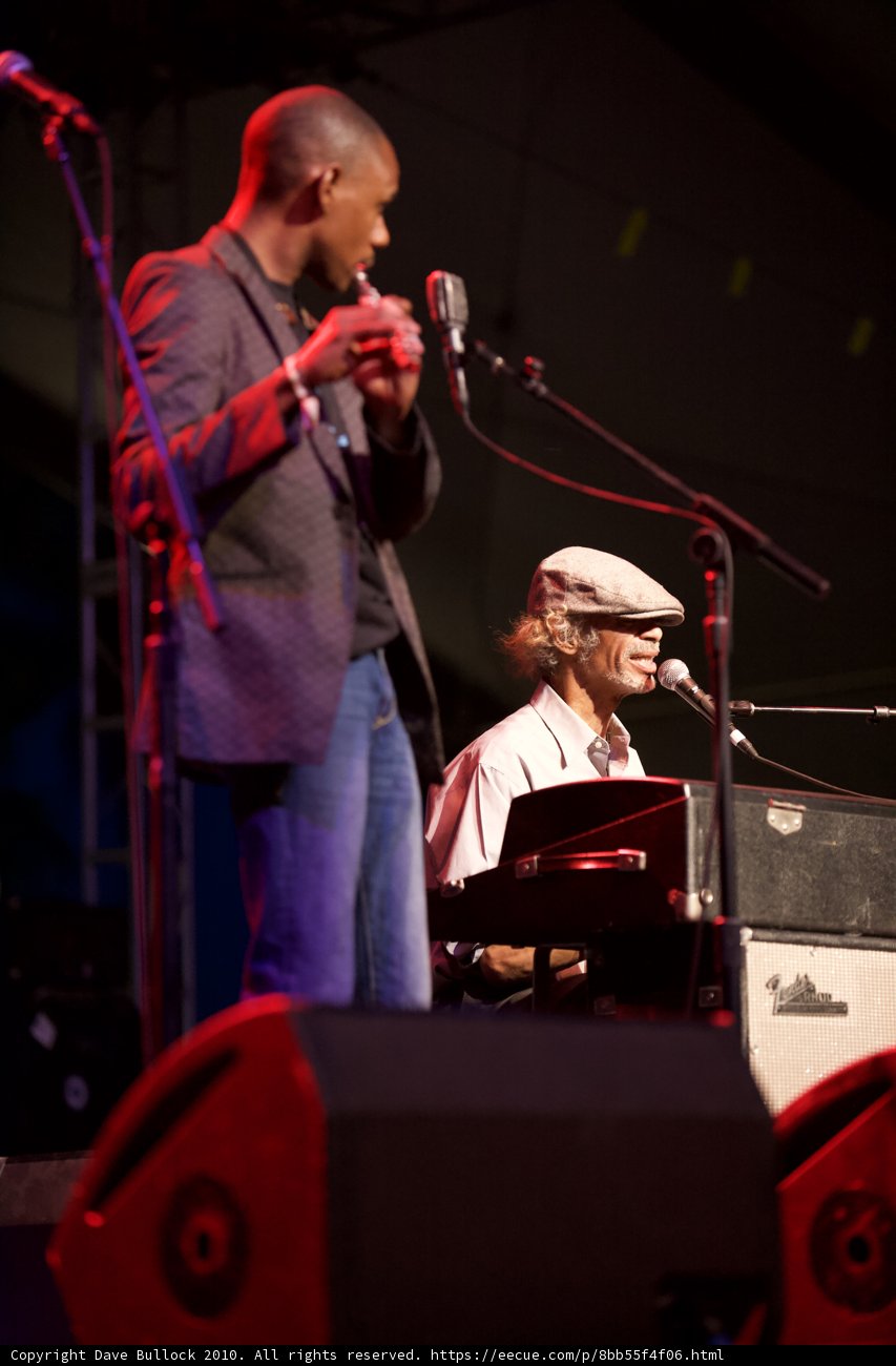 Two Entertainers Rocking the Stage with Music