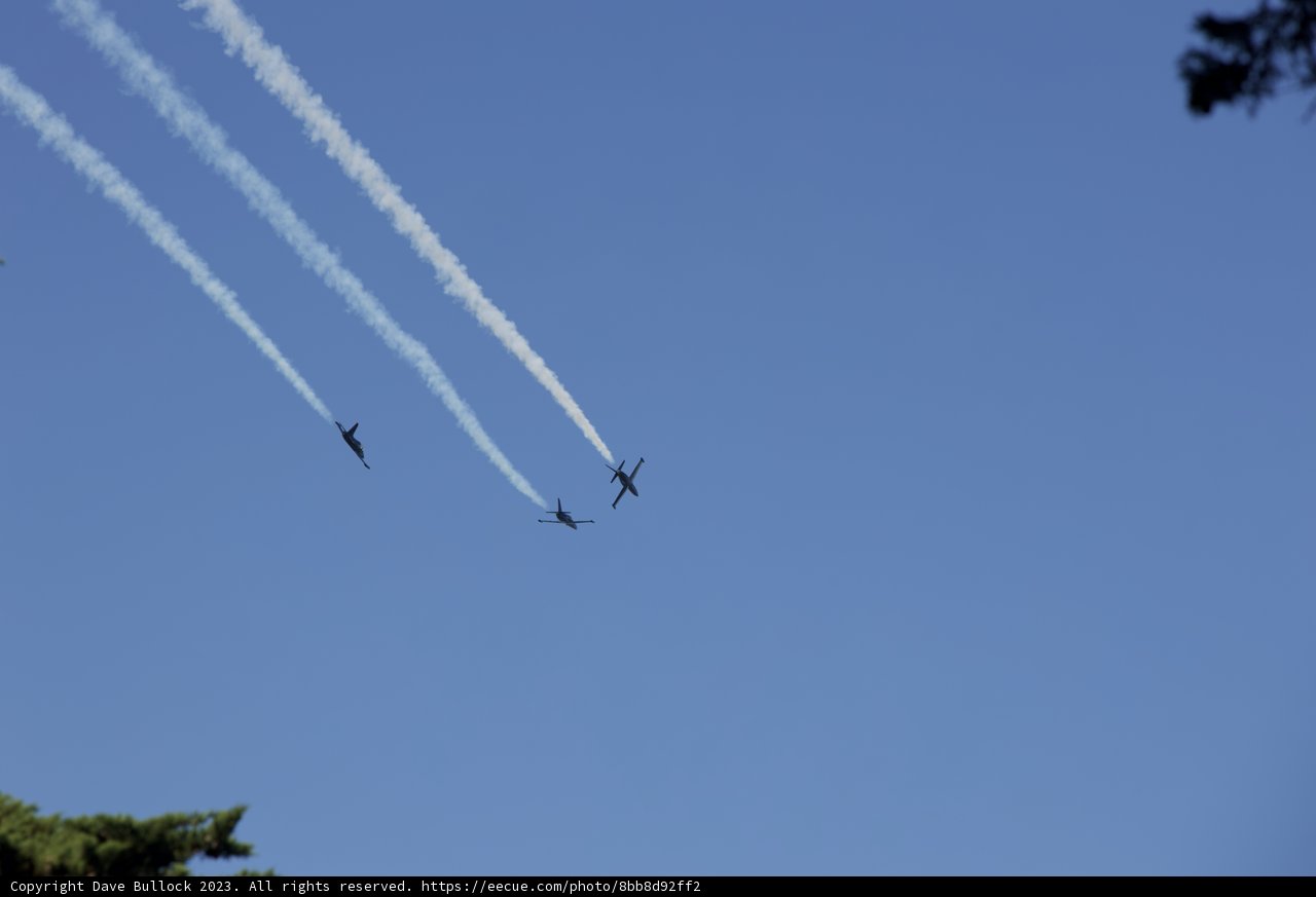 Three Amigos: The Aerobatic Spectacle at Fleet Week Air Show 2023