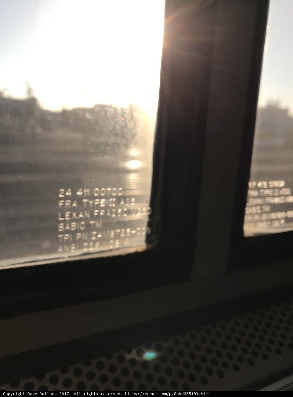 Solar Flare from the Rails