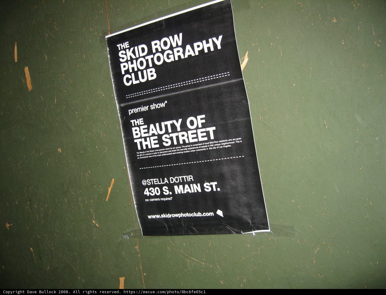 Sud Row Photography Club Poster