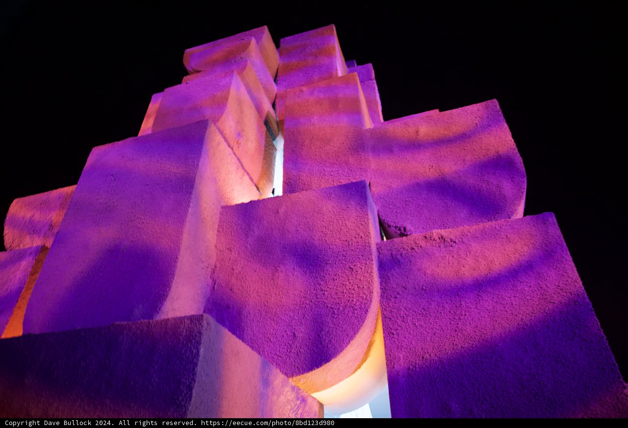 Mystic Cross at Night