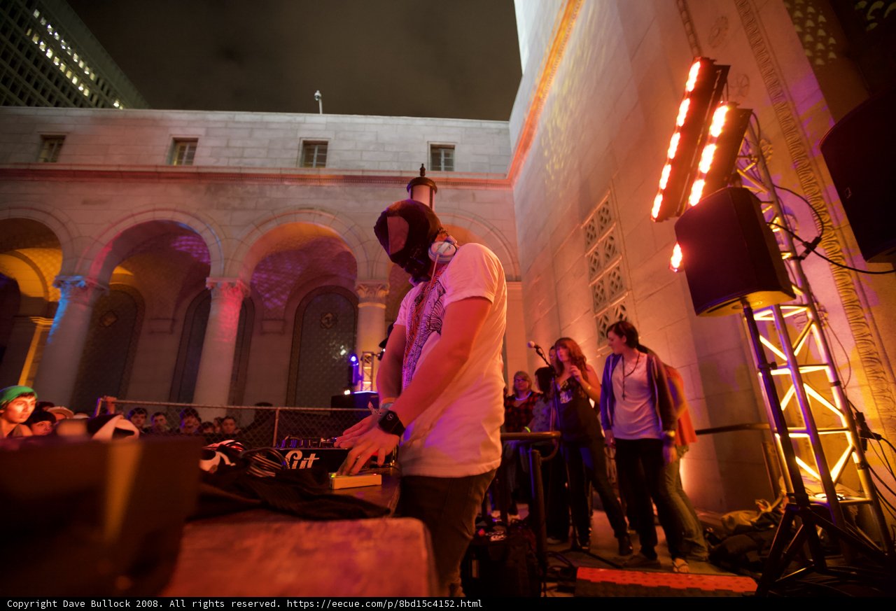 Night Musician in Mask