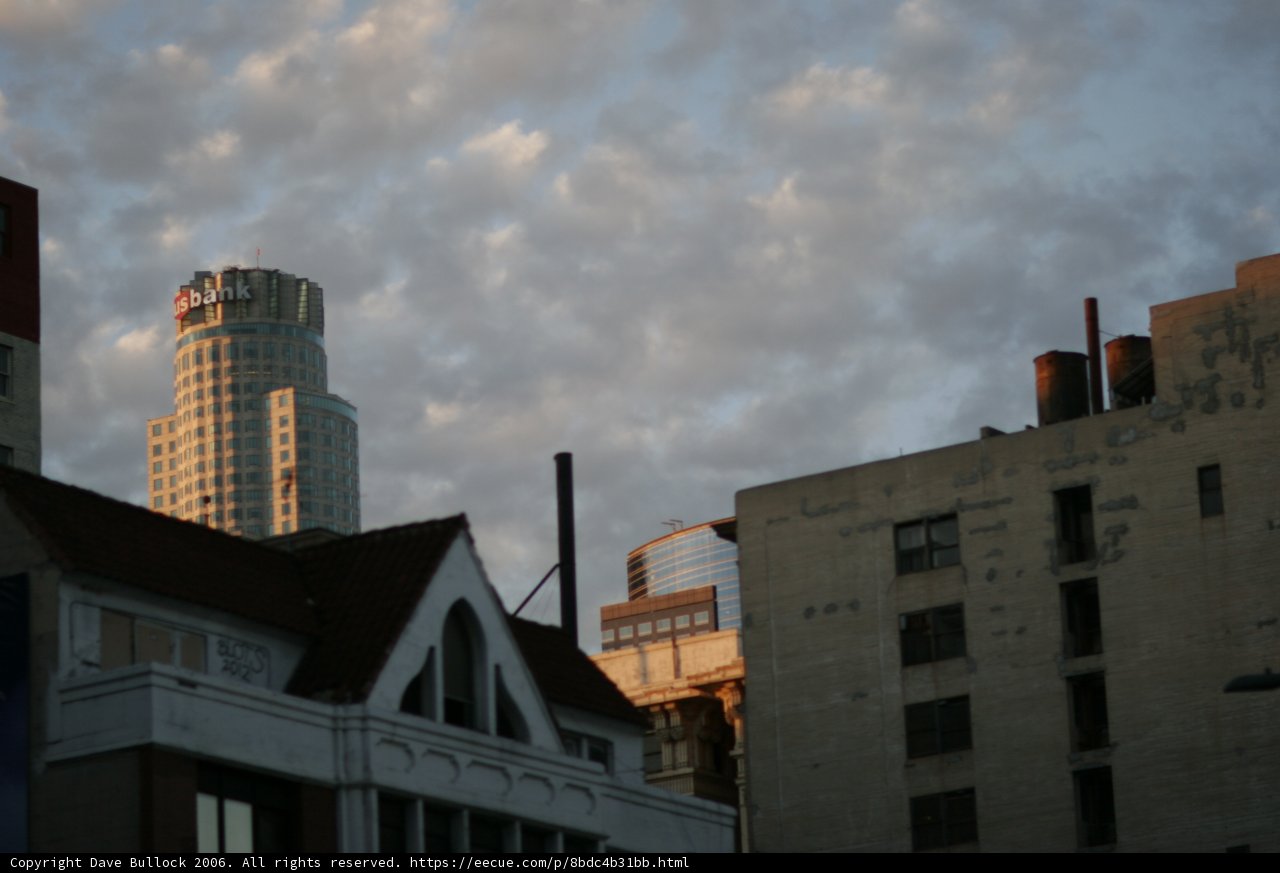 City Architecture with Clock Tower