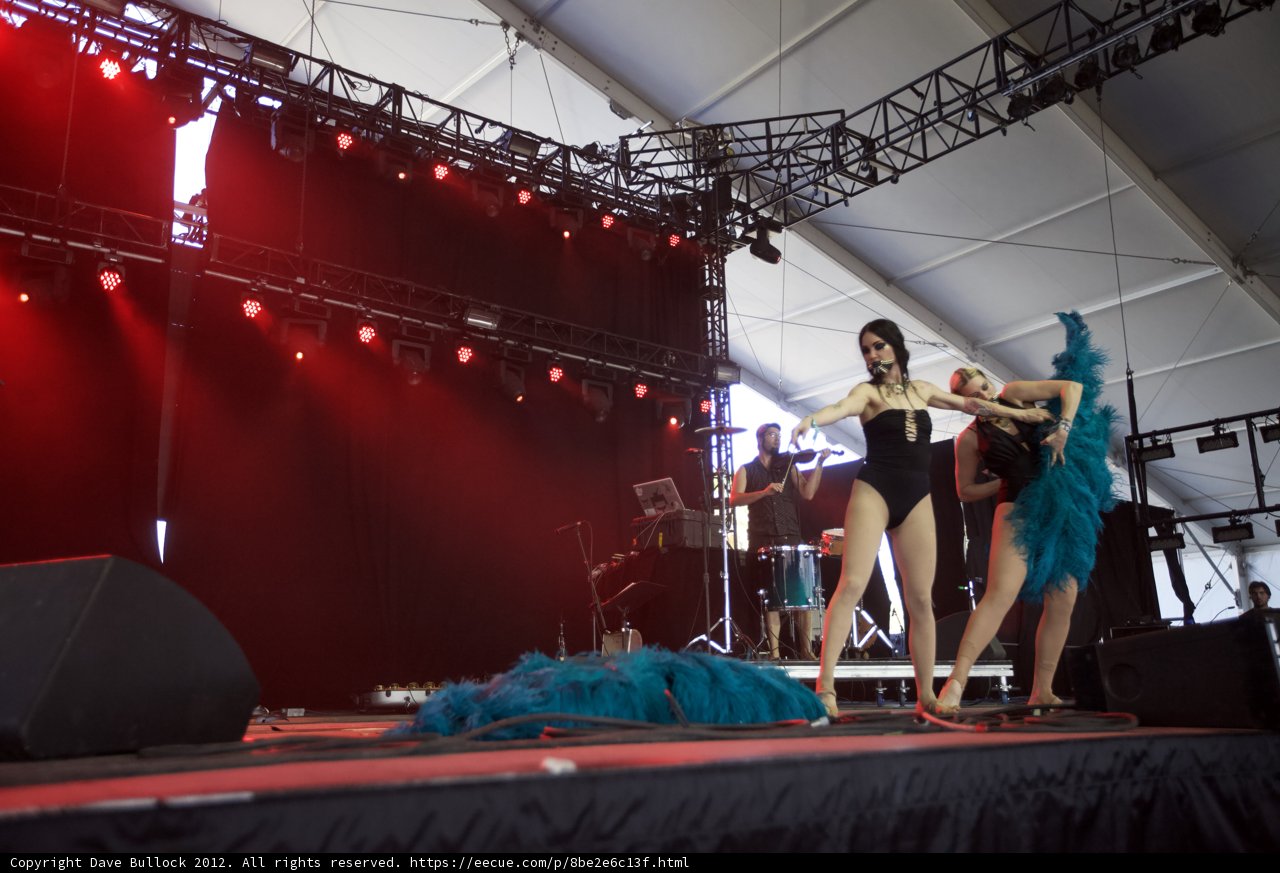 Feathers on Stage