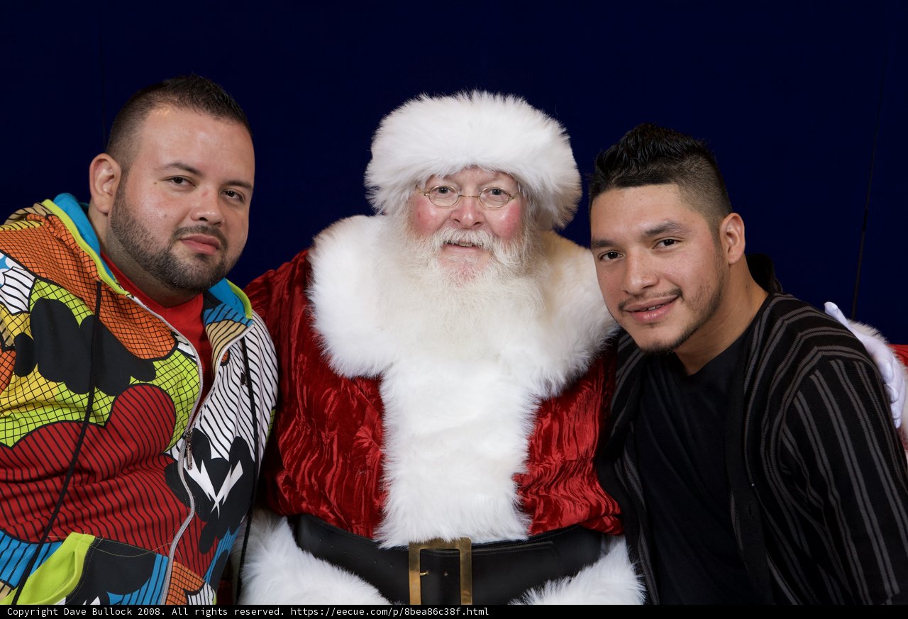 Celebrating Christmas with Santa