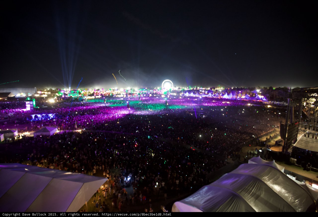Glowing Metropolis Concert Crowd