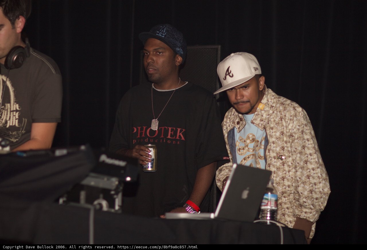 DJ Craze gets the crowd pumped